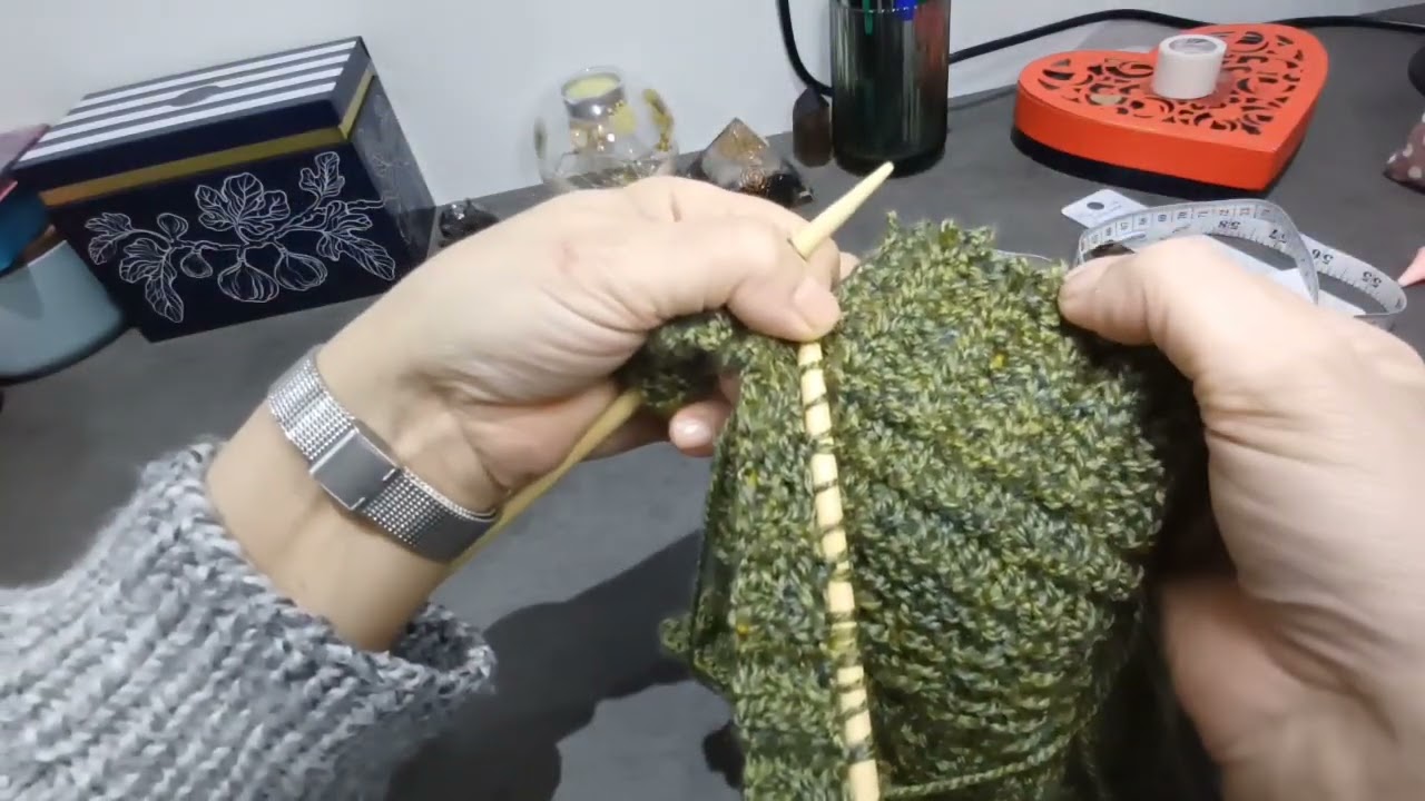 Bufanda fácil reversible principiantes