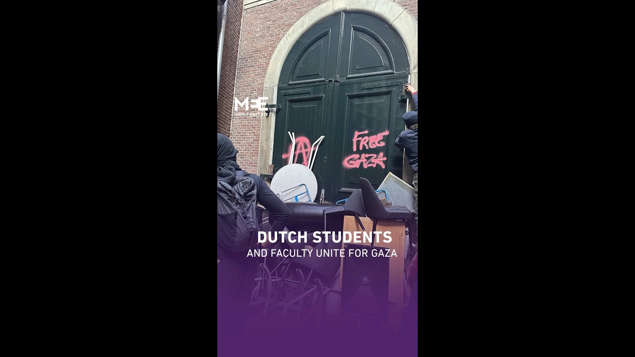 Dutch Students and faculty demand divestment from Israel