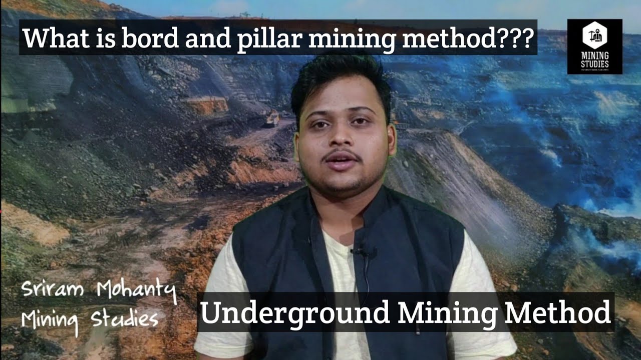 Bord and pillar mining method || underground mining method ||