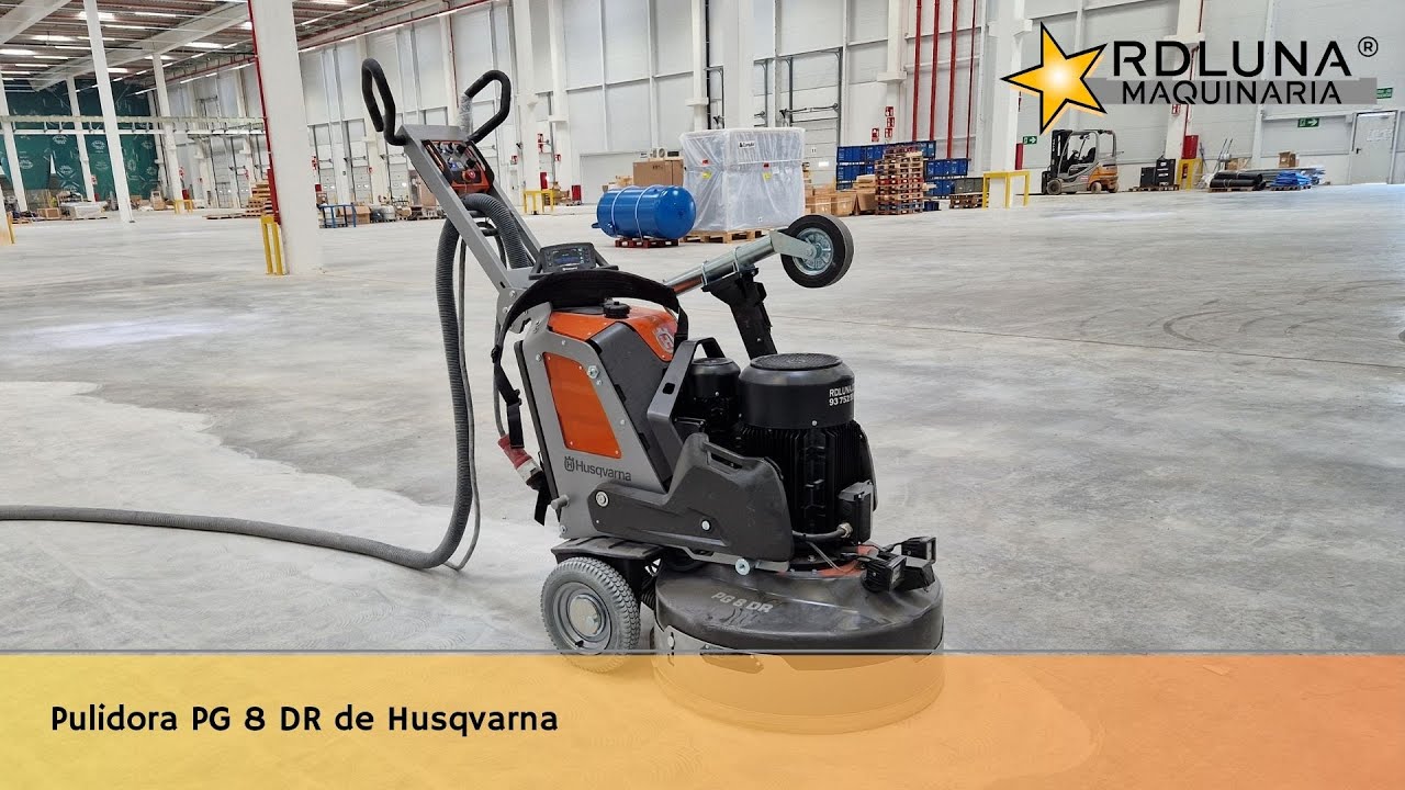 Pulidora PG 8 DR de Husqvarna en RD Luna Maquinaria.