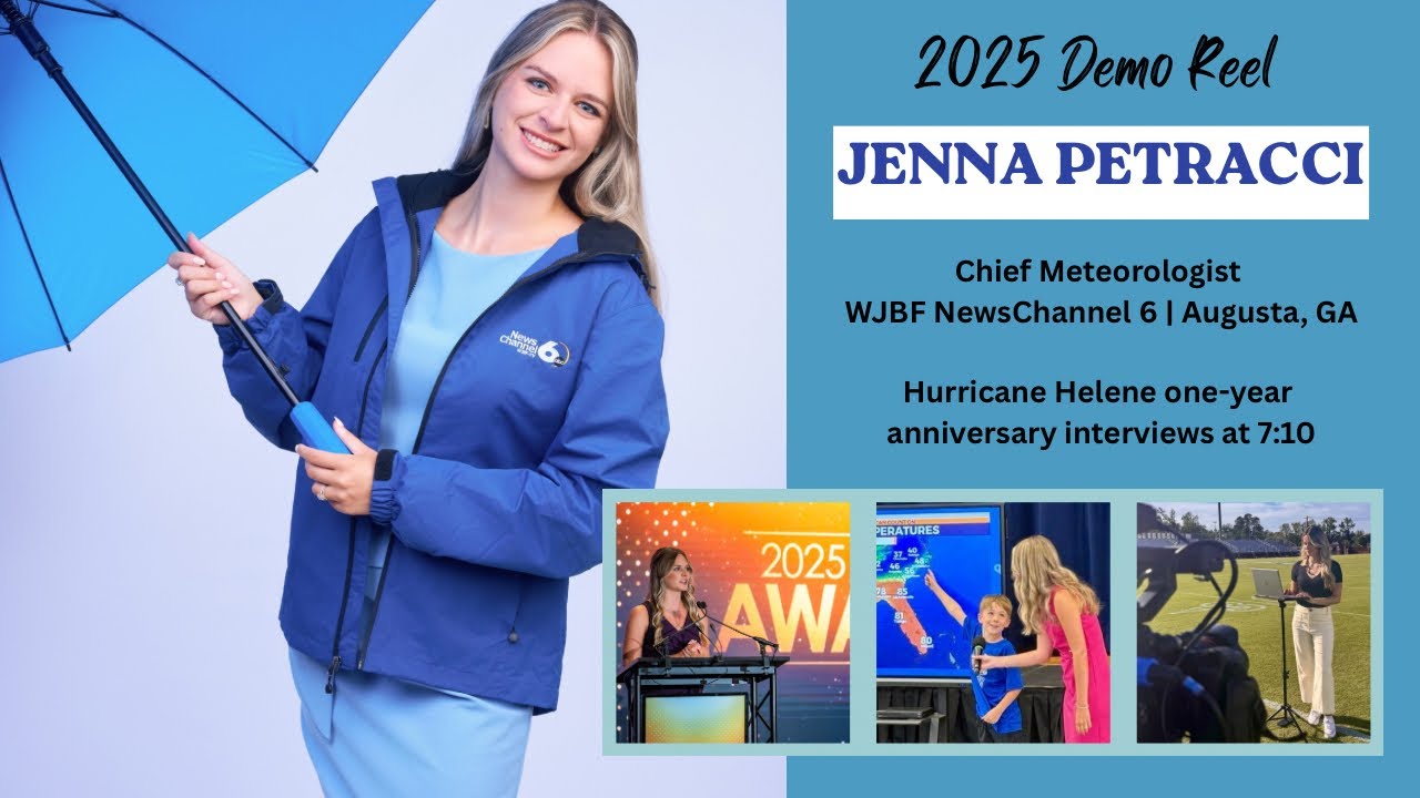 Chief Meteorologist Jenna Petracci | 2025 Demo Reel