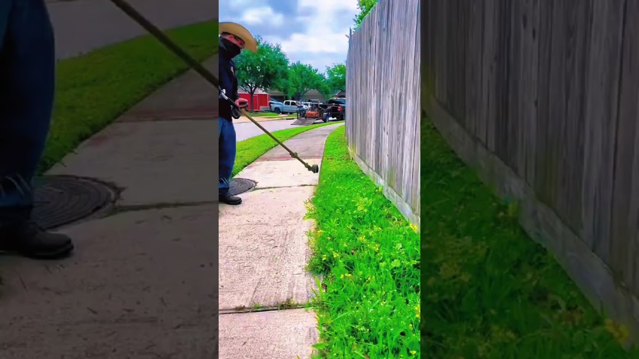 Lawn edging process part 80 | final edge pass for a crisp finish
