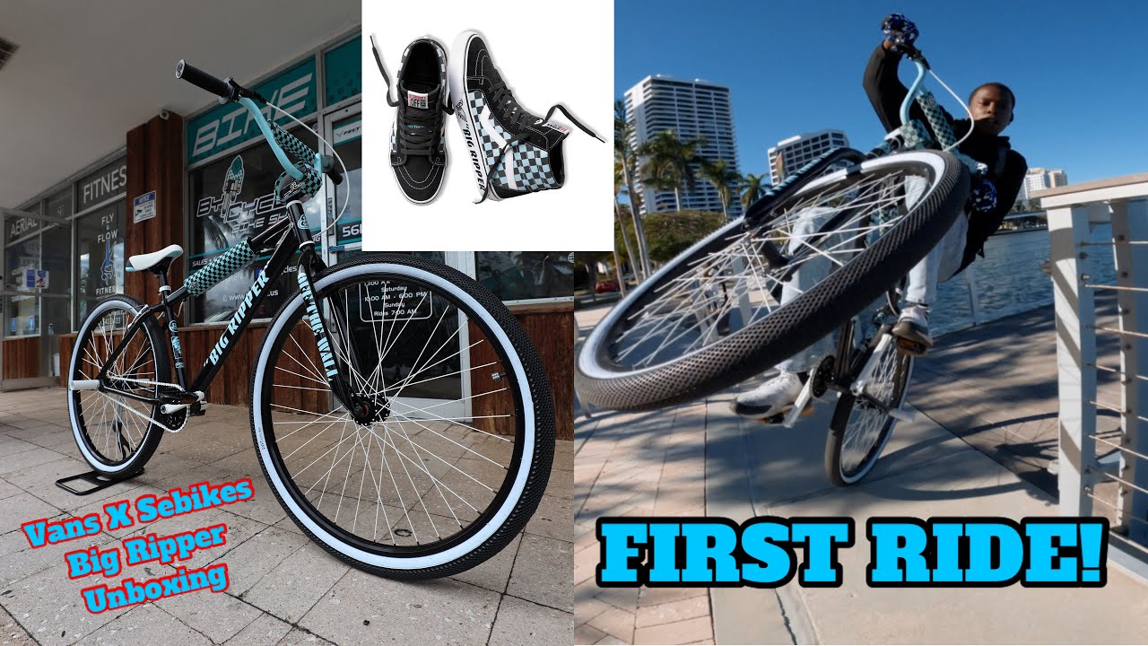 UNBOXING MY NEW VANS X SEBIKES BIG RIPPER! + FIRST RIDE