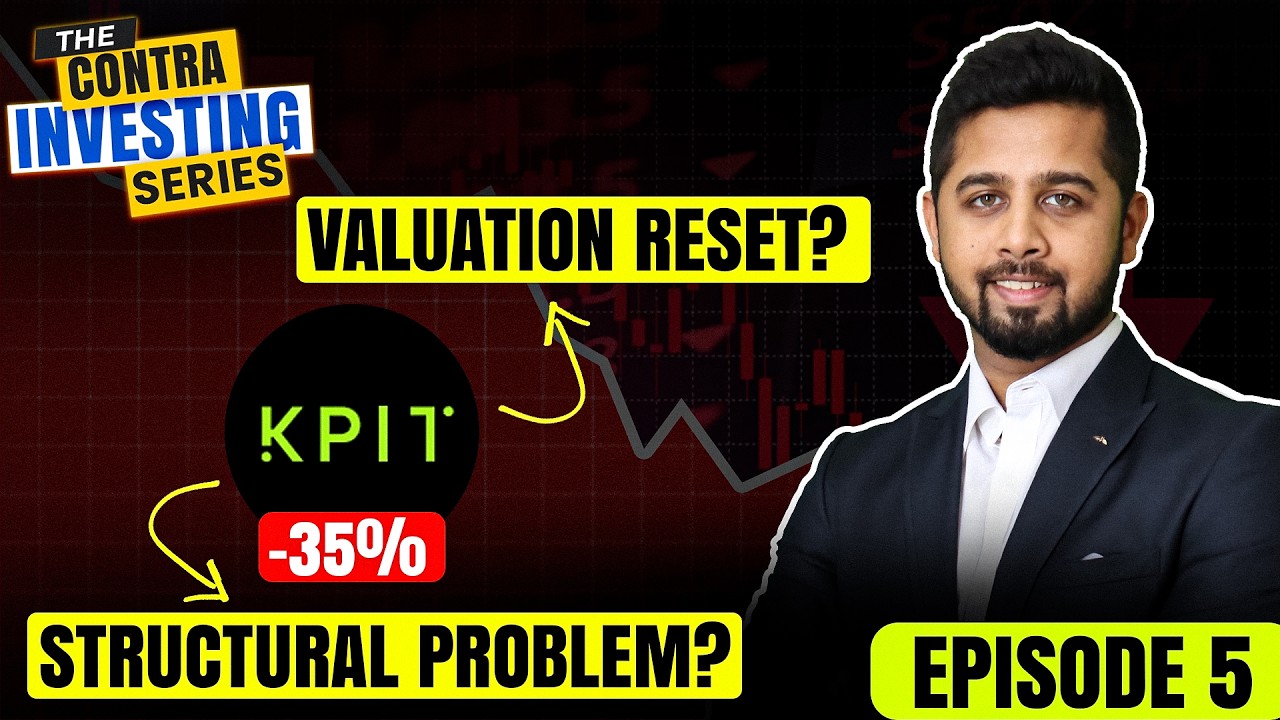 Is KPIT worth adding after 35% fall | Contra investing series Ep 5 | Sahil Bhadviya