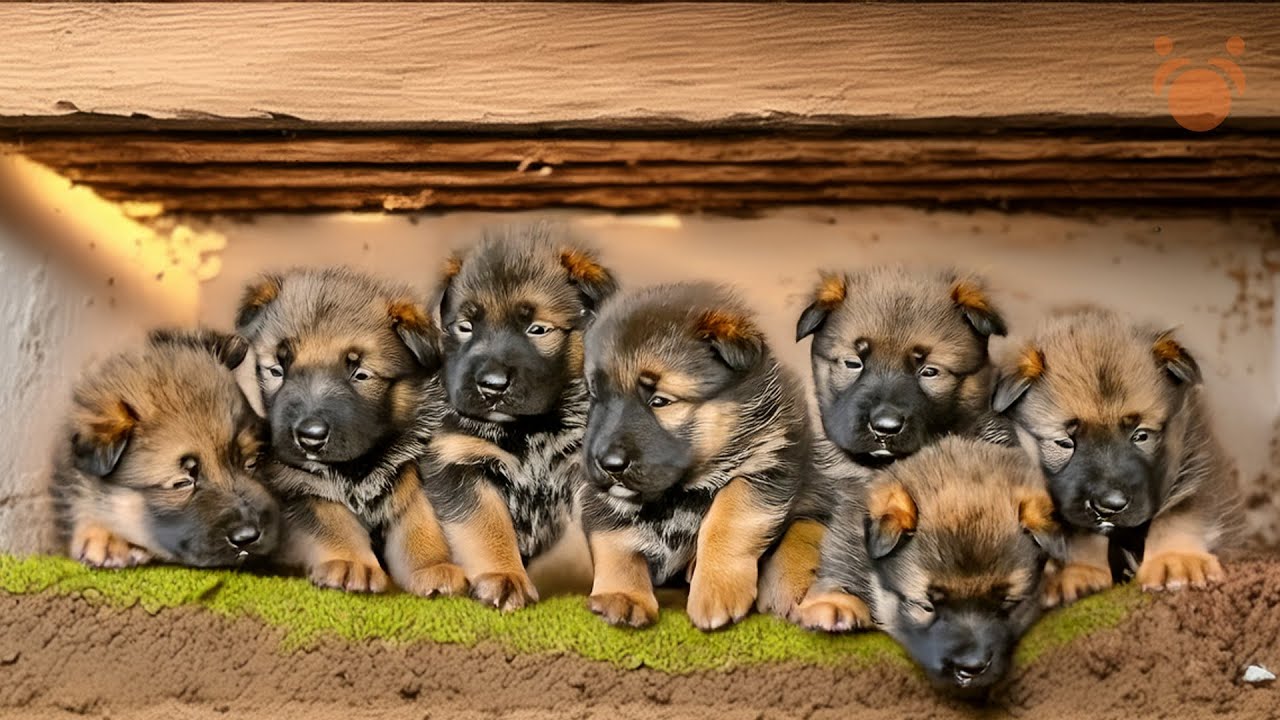 German Shepherd Puppies Saved From Under House By Daring Dog Rescuers