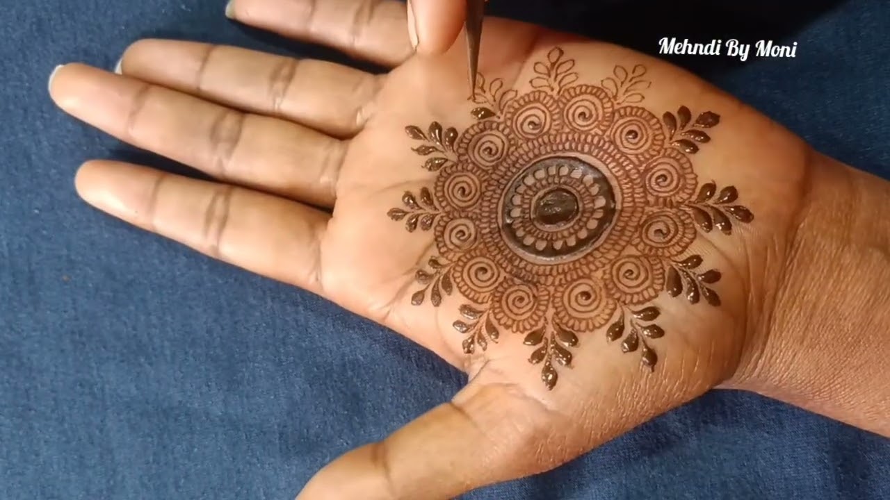 Simple Mandala Mehndi Designs/Beginners Mehndi Designs/Mehndi By Moni 