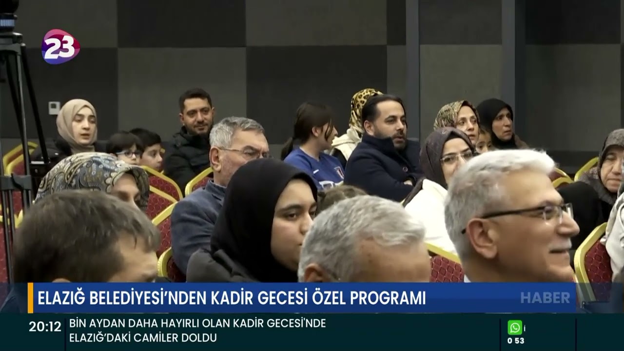 ELAZIĞ BELEDİYESİ’NDEN KADİR GECESİ ÖZEL PROGRAMI