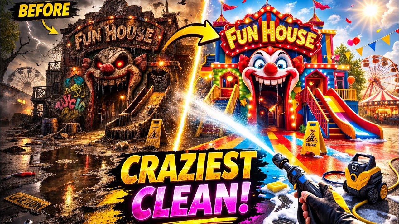 PowerWash Simulator 2 – Cleaning the CRAZIEST Fun House Ever! 🎪💦