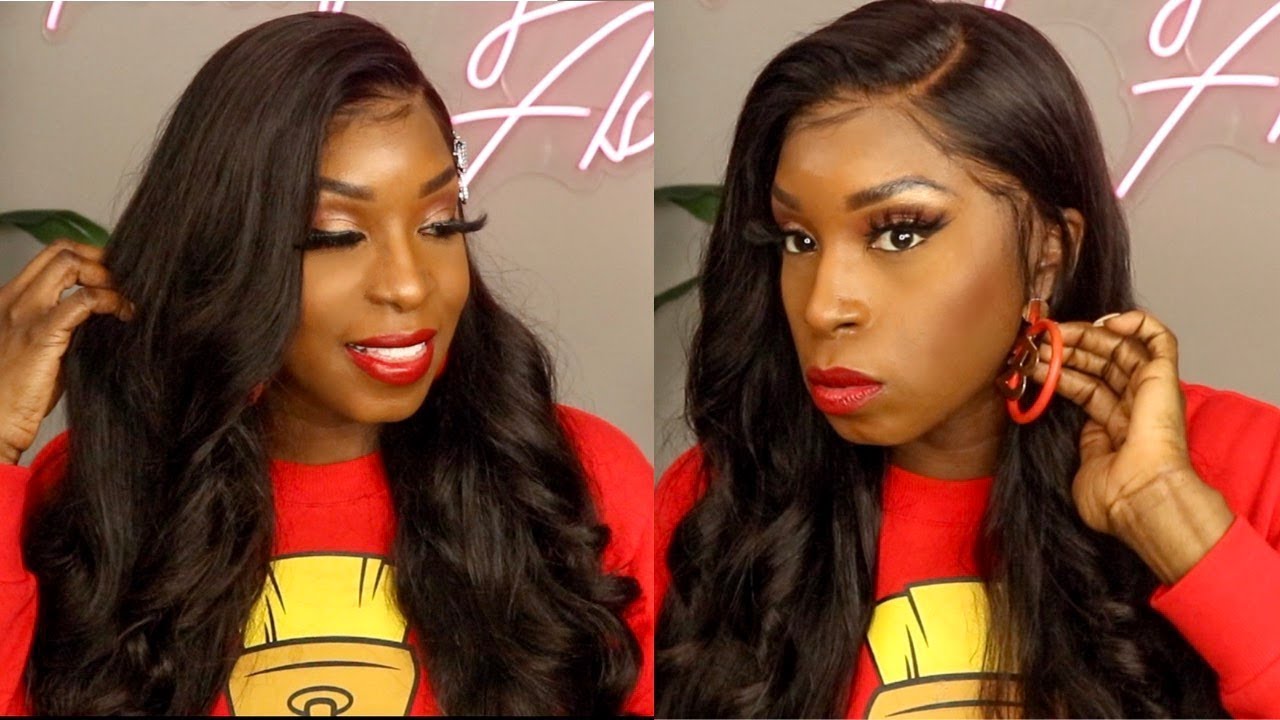 This wig is giving me liiife 😍 Alipearl Hair Invisible Lace Bodywave 26