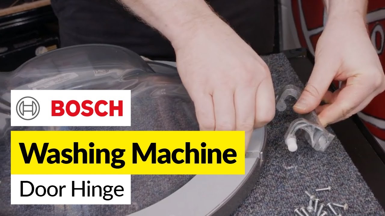 Как заменить дверную петлю на стиральной машине Bosch