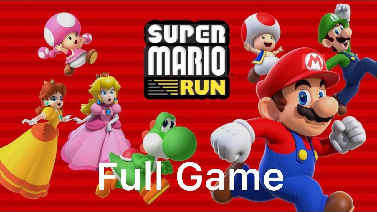 Super Mario Run(Full Game)All 6 Worlds 