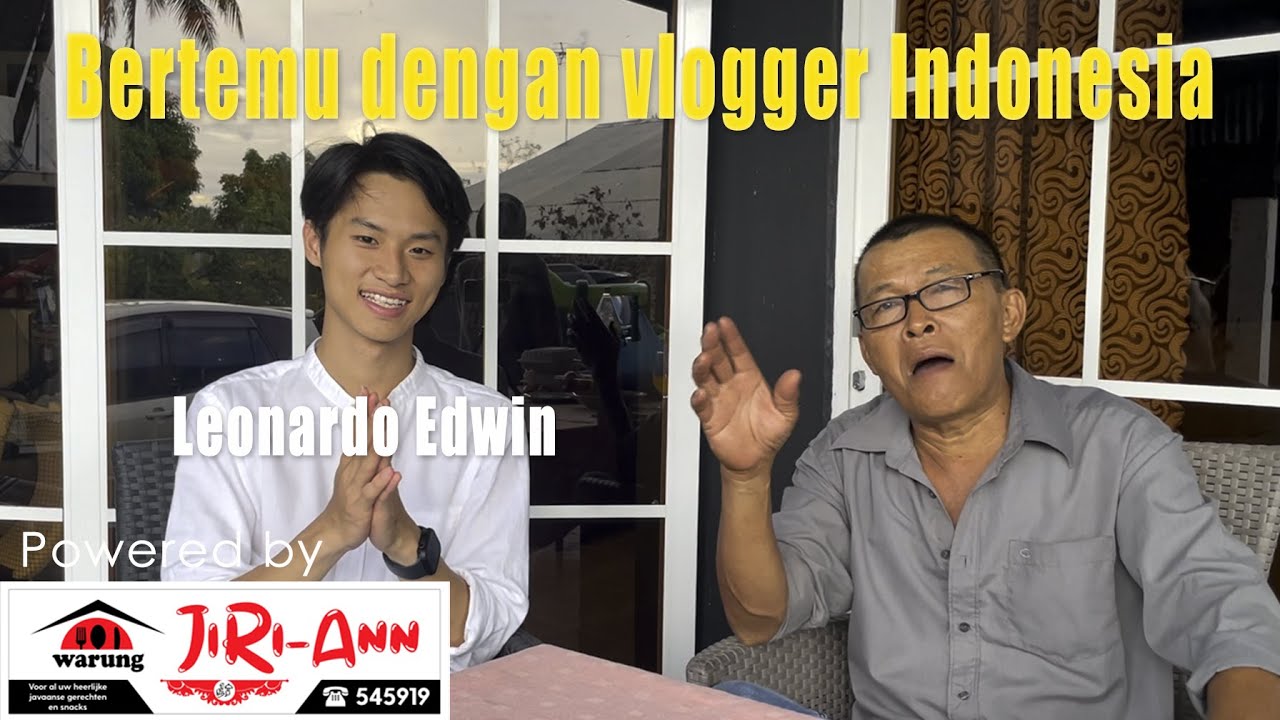 🇸🇷🇮🇩 Akhirnya bertemu dengan vlogger @LeonardoEdwin dari Jakarta Indonesia