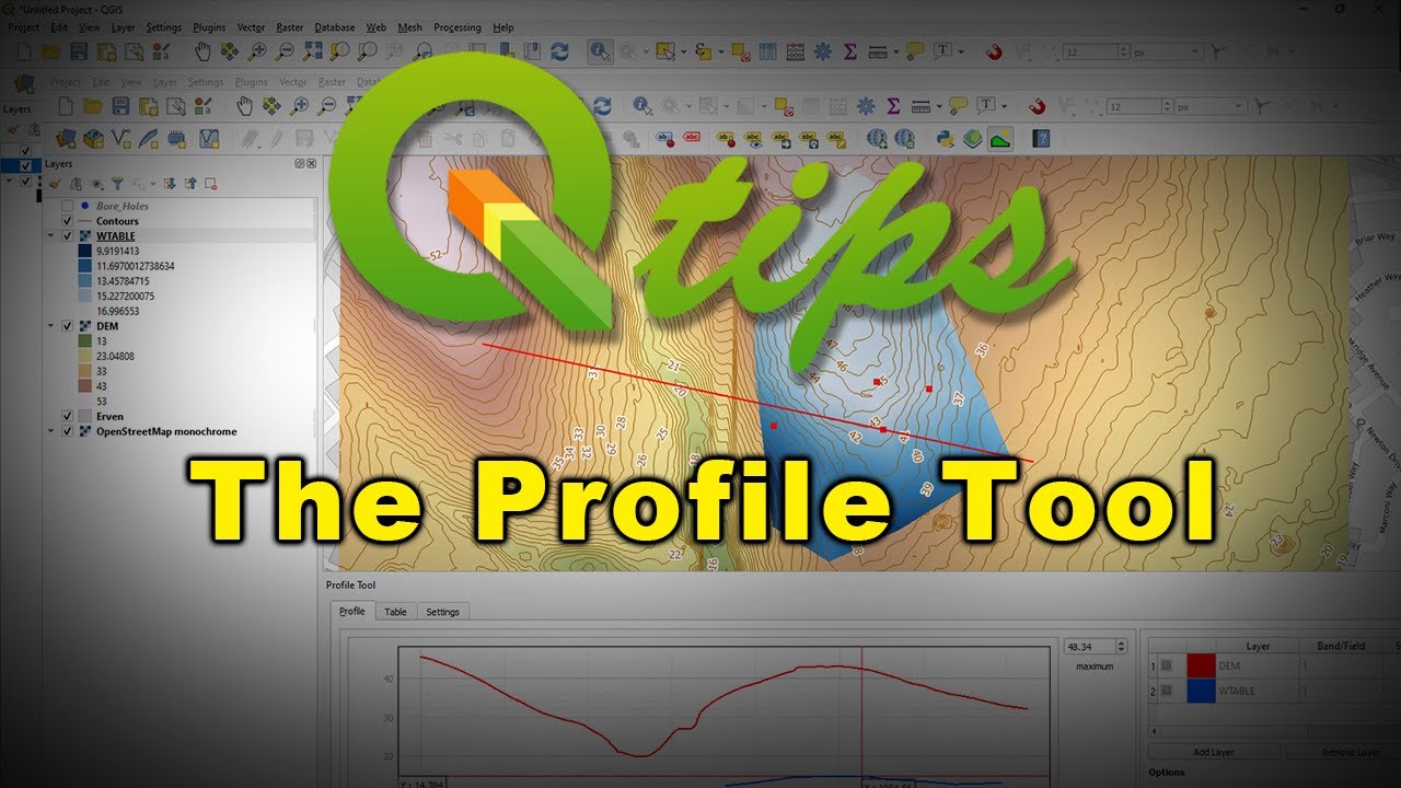 QGIS DEM Profile Tool