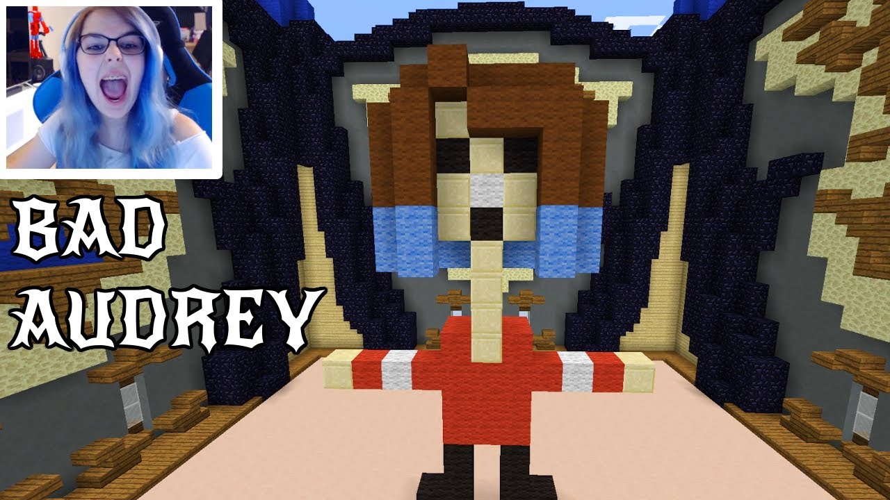 MINECRAFT MONDAY EP185 | BAD AUDREY! | 1vs1 BUILD BATTLE with GAMER CHAD
