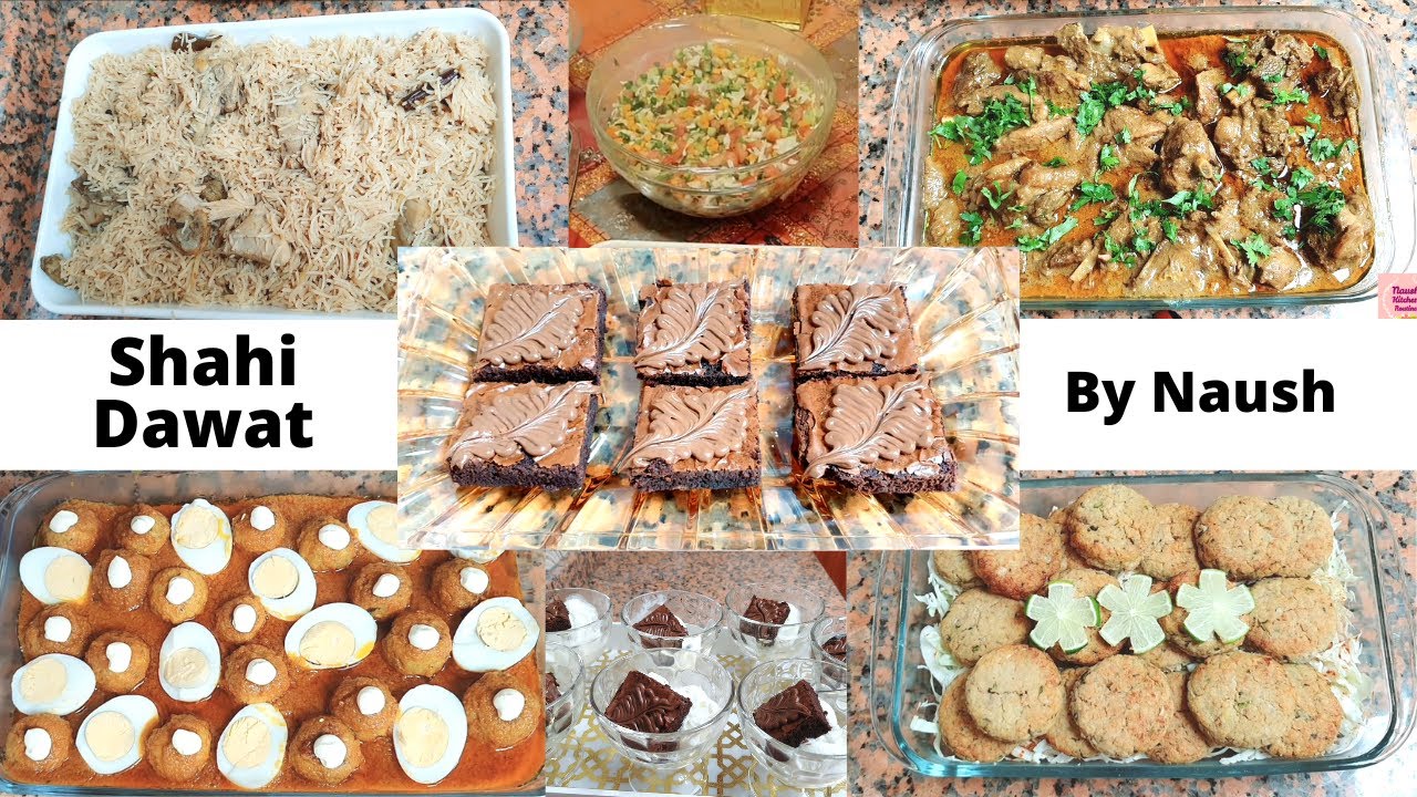 DINNER Menu for VIP GUESTS- Fish Tikki,Mutton Masala, Chicken Kofta, Yakhni Pulao, Fudgy Brownie