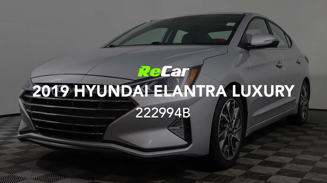 2019 ELANTRA LUXURY - 222994B