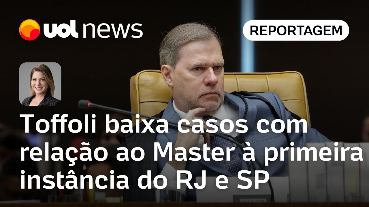 Toffoli redistribui casos relacionados ao Banco Master à primeira instância do RJ e SP | Dani Lima