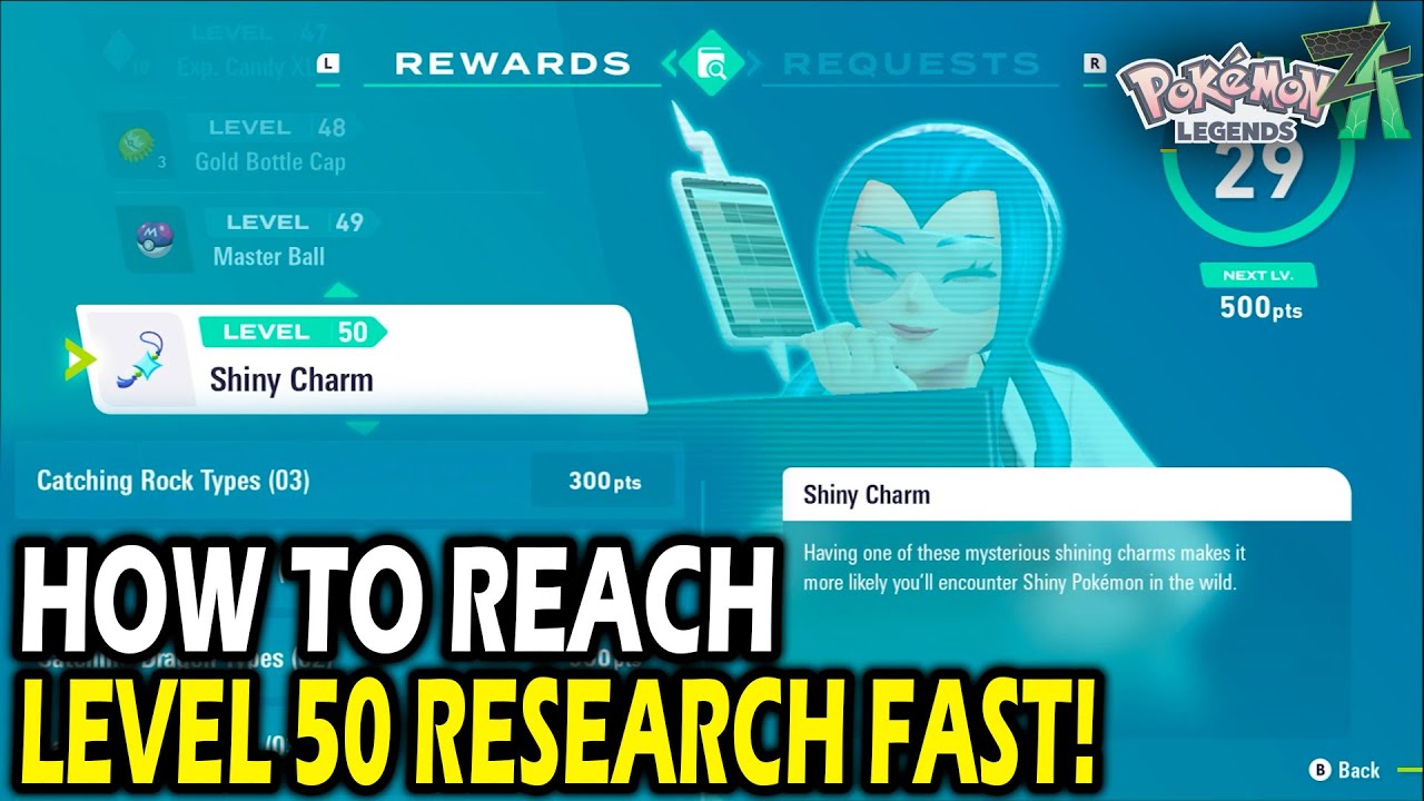 Как быстро получить исследование Мэйбл 50-го уровня в Pokemon Legends ZA