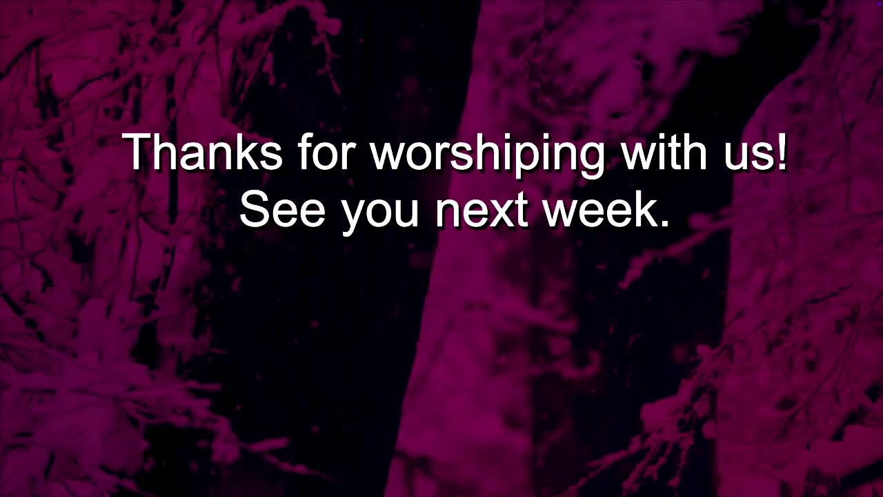 12/28/25 Worship Services | CPCRC