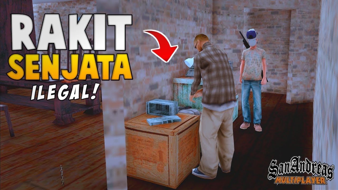 BAHAR PERTAMA KALI MERAKIT SENJATA ILEGAL UNTUK PERSIAPAN KRIMINAL !? GTA SAMP ROLEPLAY INDONESIA