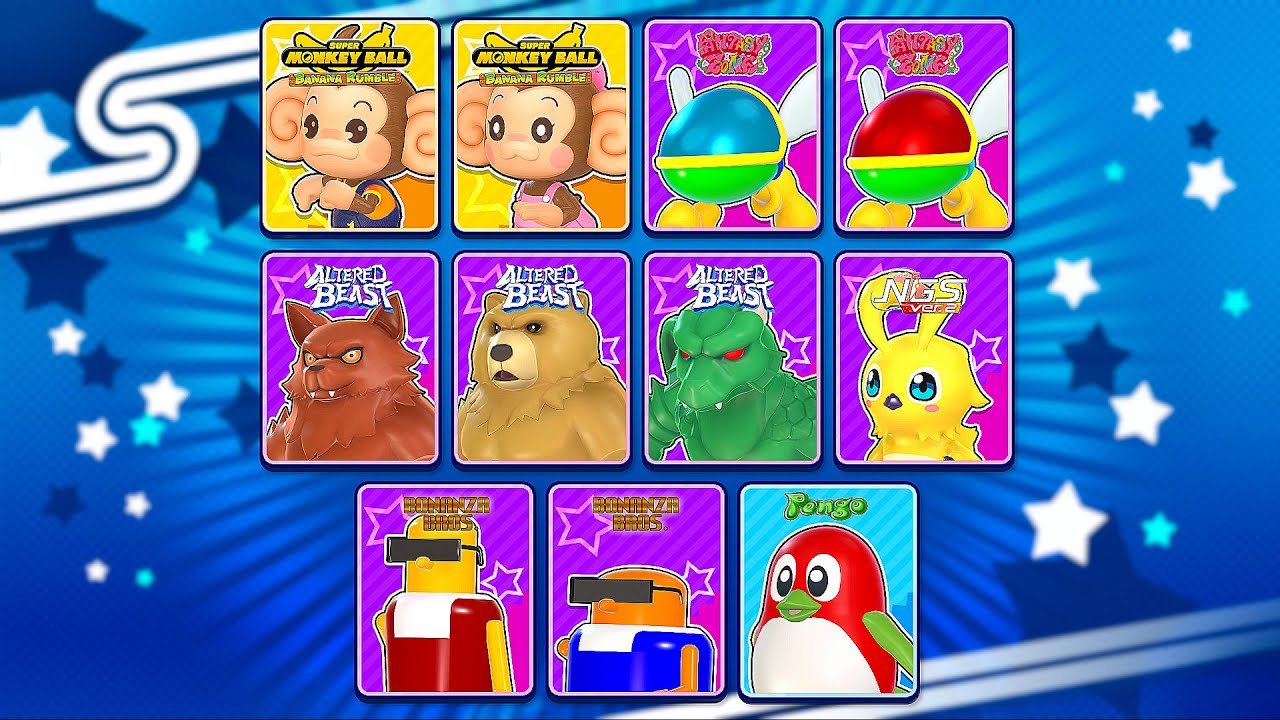 Sonic Rumble - All SEGA Crossover Characters