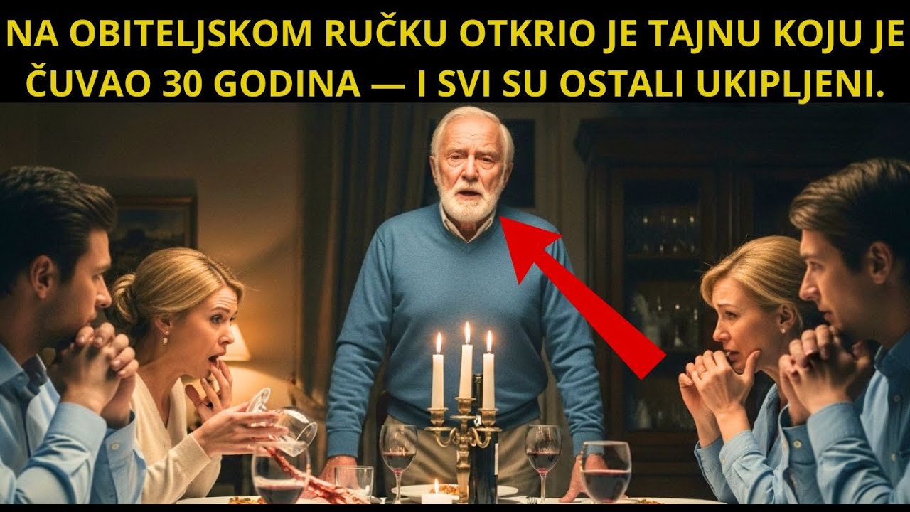NA OBITELJSKOM RUČKU OTKRIO JE TAJNU KOJU JE ČUVAO 30 GODINA — I SVI SU OSTALI UKIPLJENI