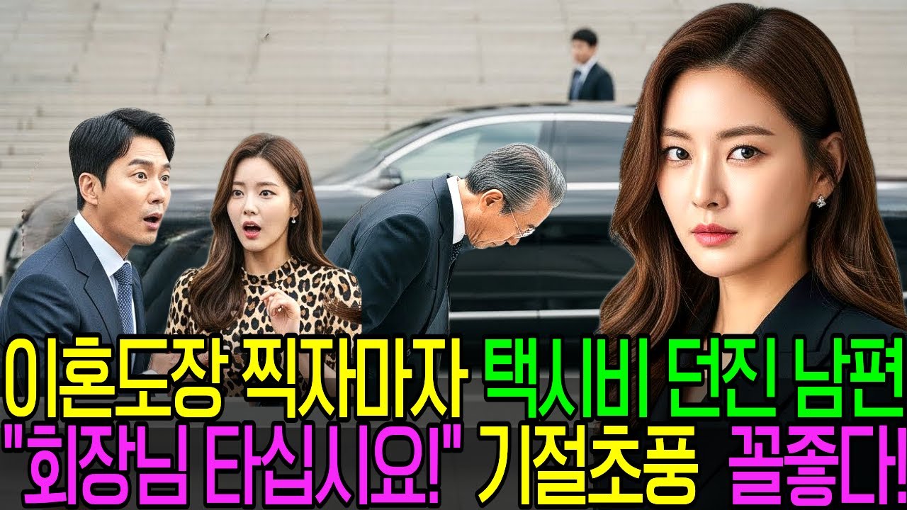 [사연TV] 고아인 척 남편 시험했더니, 이혼 직후 택시비 던지던 전 남편, 리무진 타는 아내 보고 충격받고 기절초풍!