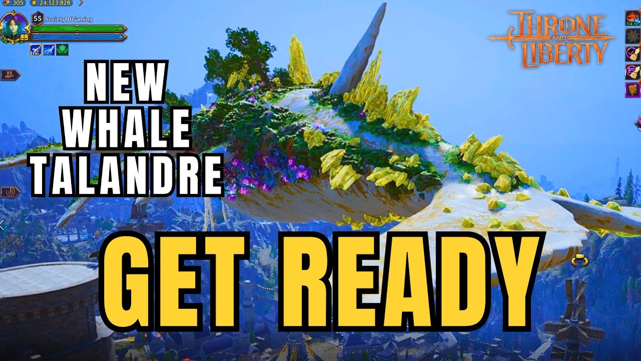 Throne and Liberty - Get Ready For Talandre Update - Where to Glide On a Amazing New Flying Whale?