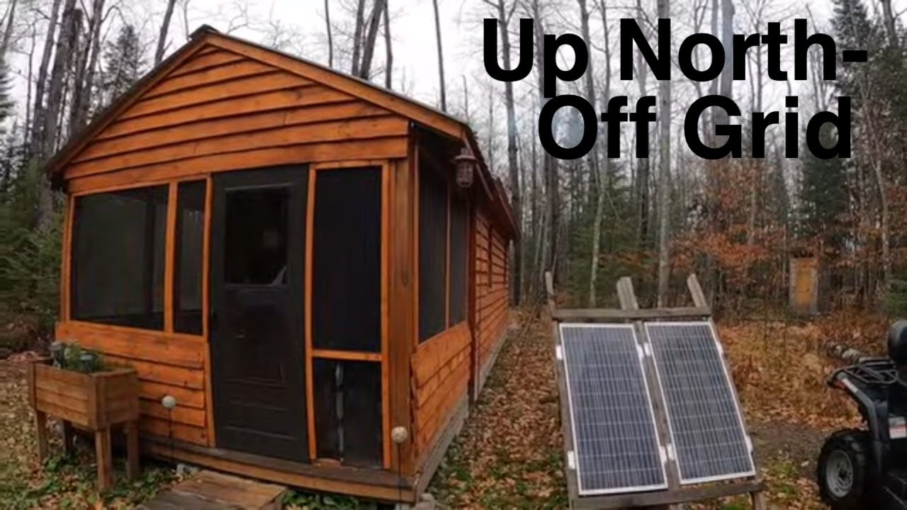 Prepping for deer season at the off grid weekend homestead turned hunting camp