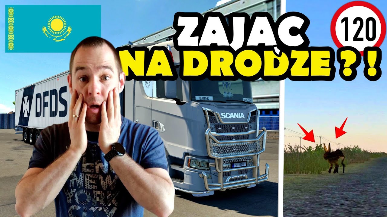 Prawie potrąciłem zająca!! Euro Truck Simulator 2 🚚