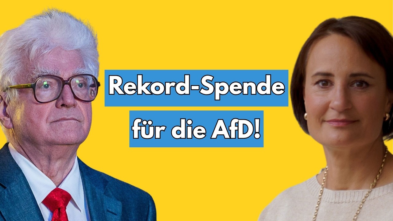 1,5 Mio. € SPENDE für AfD | Merz muss weg