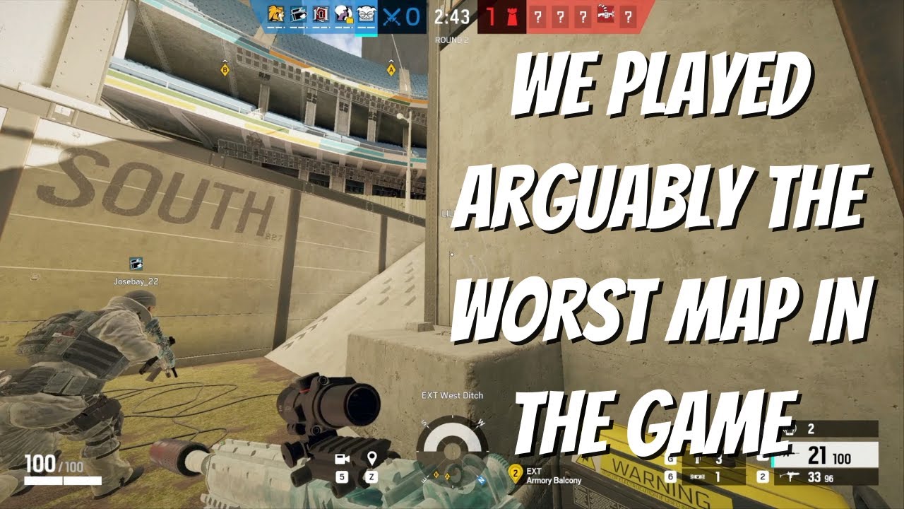 Stadium is Arguably the Worst Map in the Game - Rainbow Six Siege with Friends
