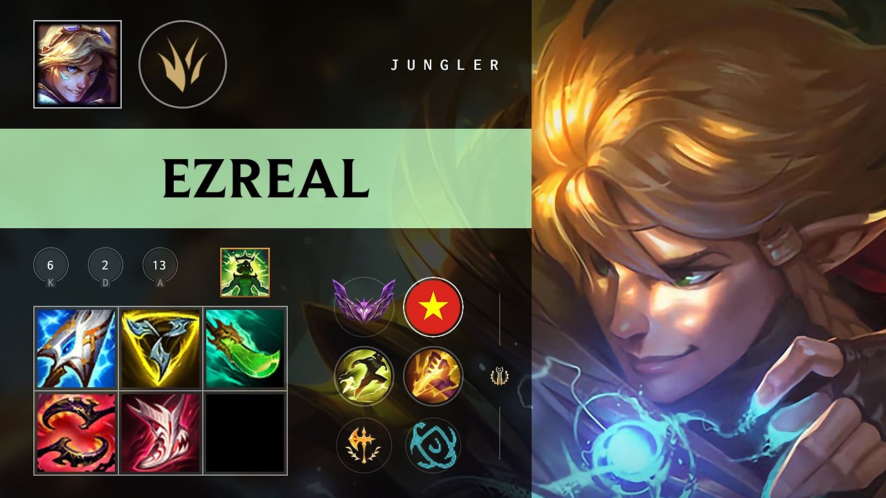 Ezreal Jungle vs Nidalee - VN Master Patch 26.09