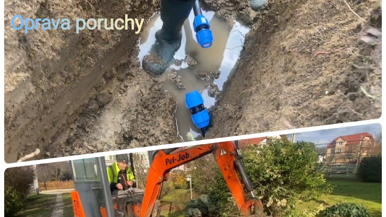 Oprava poruchy vodovodnej prípojky 👌💪👍