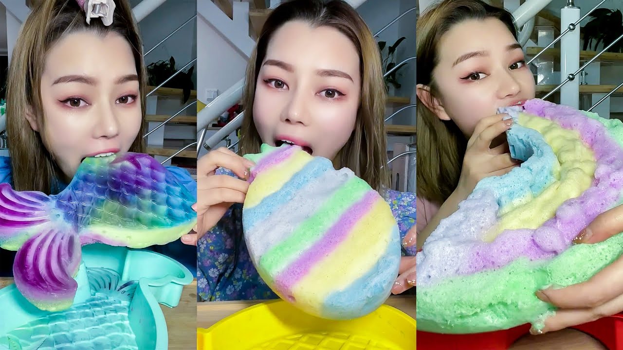 MUKBANG ICE EATING CRUNCHY SOUNDS 121