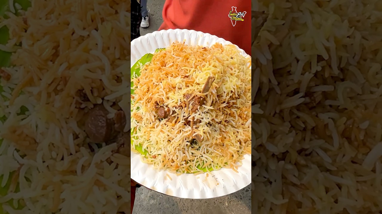 Unlimited Lift Wali Mutton Dum Biryani In Kolkata Rs. 89/- Only #kolkata #muttonbiryani #shorts