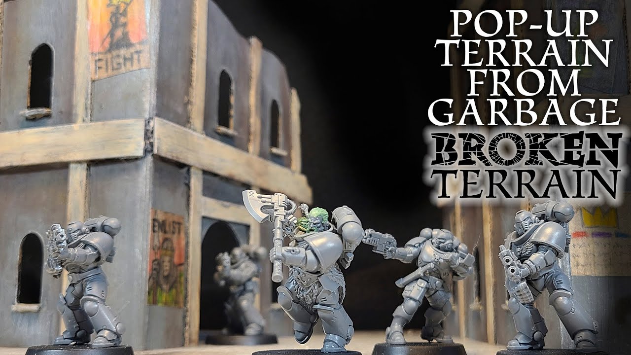 Pop-Up Terrain From Garbage