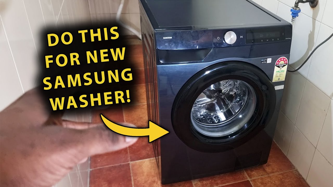 New Samsung Washing Machine? 🤔&nbsp;Do THIS Before Your First Wash! 👕