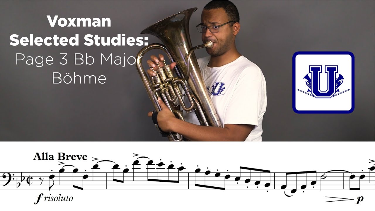 Bb Major Böhme (page 3) from Voxman Selected Studies