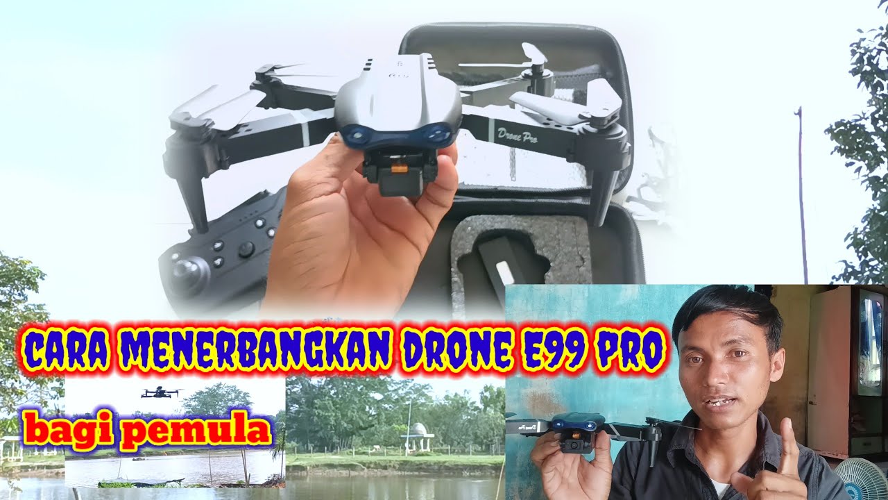 CARA MENERBANGKAN DRONE E99 PRO 4K BAGI PEMULA | arrie CHANNEL