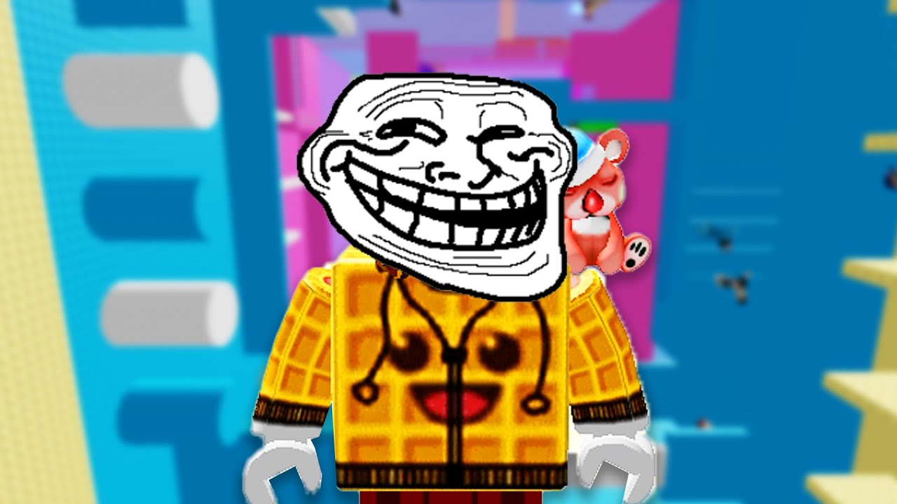 AKU MEMANJAT TOWER TROLL DI ROBLOX - Roblox Indonesia Troll IQ Tower