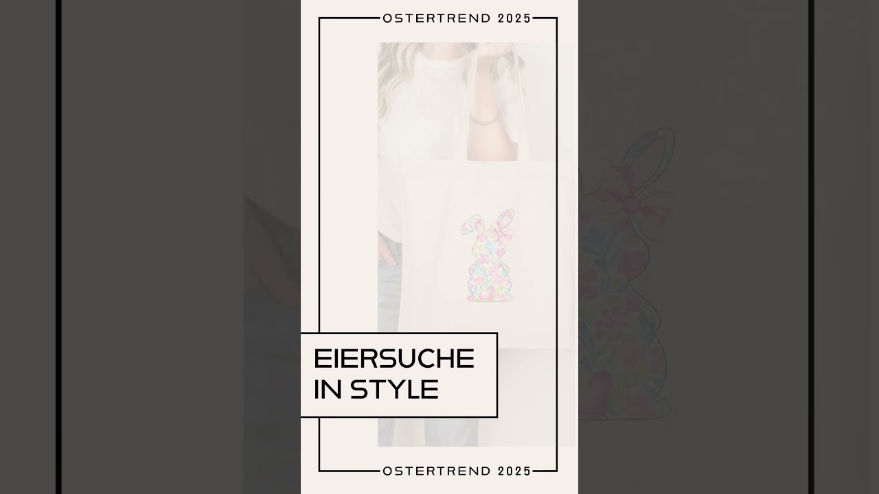 🥚 Oster-Style to go! 🎨 Perfekte Tragetaschen f&uuml;r Shopping & Alltag!