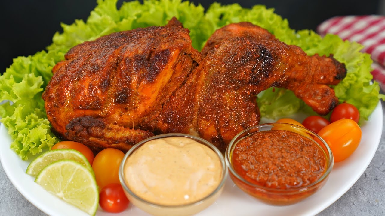 চুলায় তৈরি গ্রীল চিকেন ও ২রকম গ্রীল সস | Easy Grill Chicken, Grill sauce Recipe, Grilled Chicken