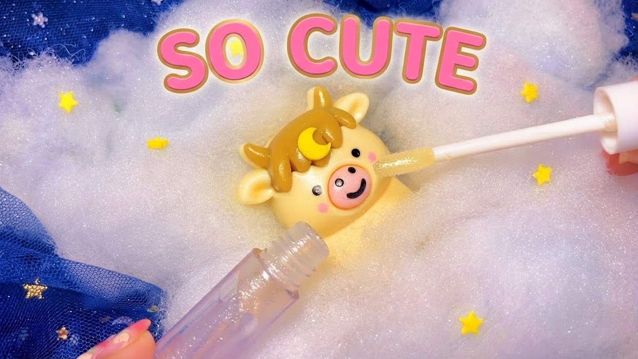 ASMR 🐮🌙 Mochi Squishy Cow Spa & Hoof Care (Toy ASMR Roleplay for Inner Child Healing)