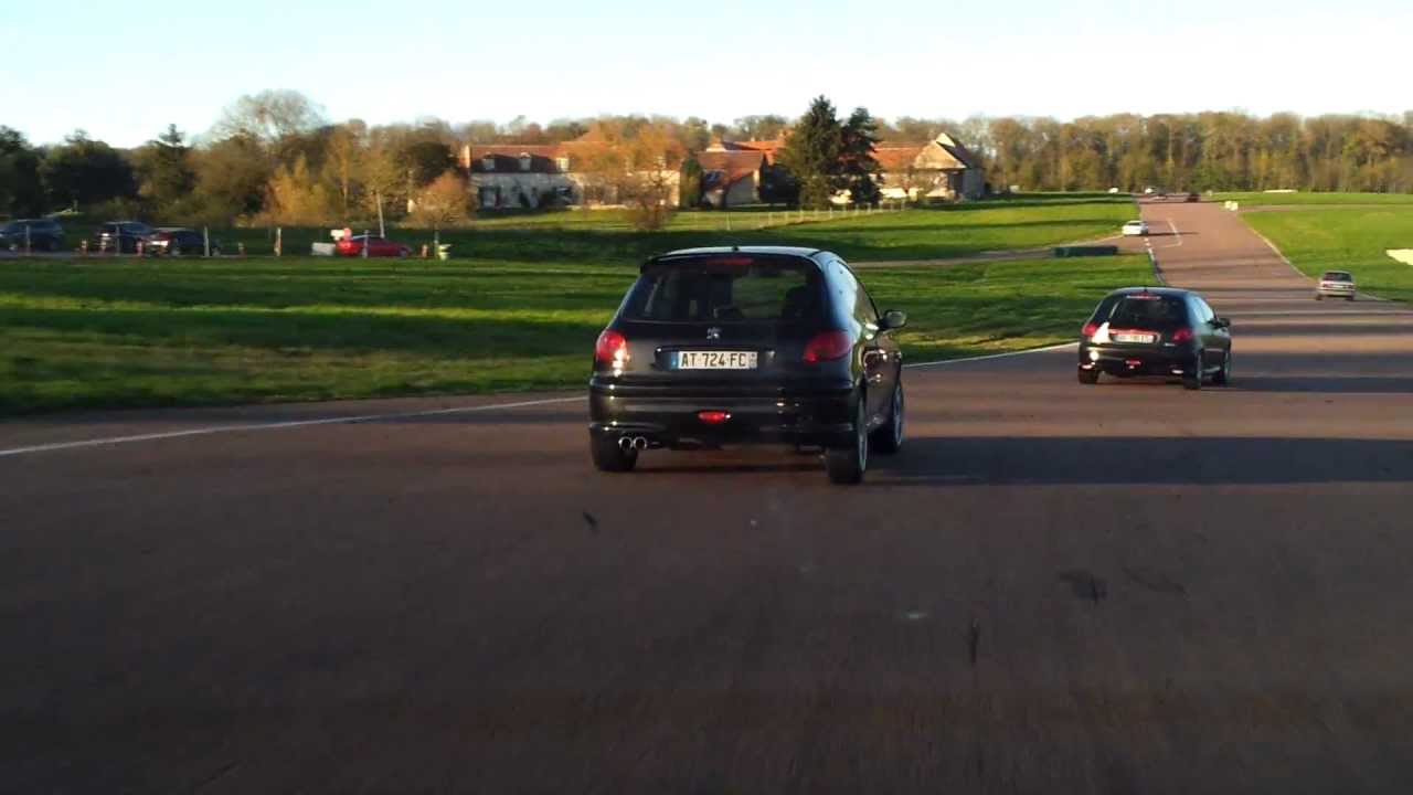 206 rc vs 206 rc + Bmw E30 325i - Ecuyers - 28.10.2012