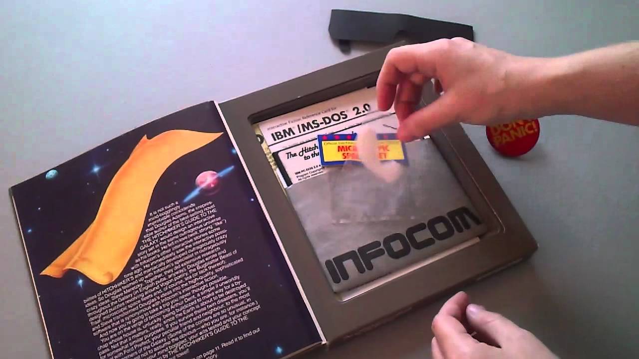 Retro Unbox: The Hitchhiker's Guide to the Galaxy Video Game by Infocom