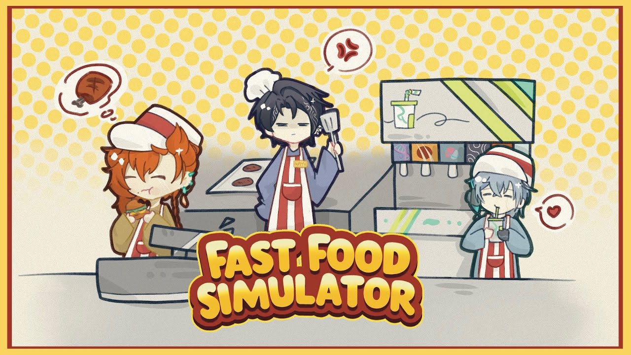 【FAST FOOD SIMULATOR】I PROMISE NOT TO EAT THE FOOD :) - Ryzar Blazenfang【FIRST STAGE PRODUCTION EN】