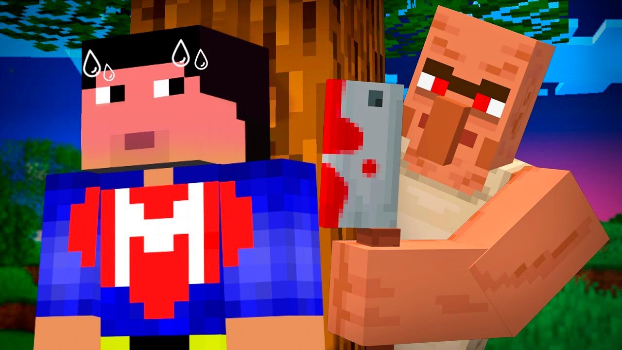 SOBREVIVIMOS AL CARNICERO EN MINECRAFT TROLL 😱