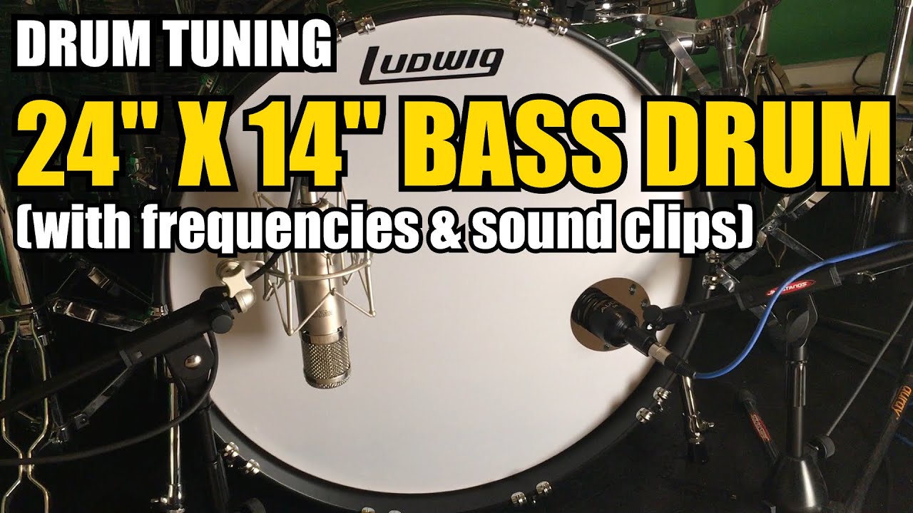 Drum Tuning - 24" x 14" Bass Drum (with Sound Clips)