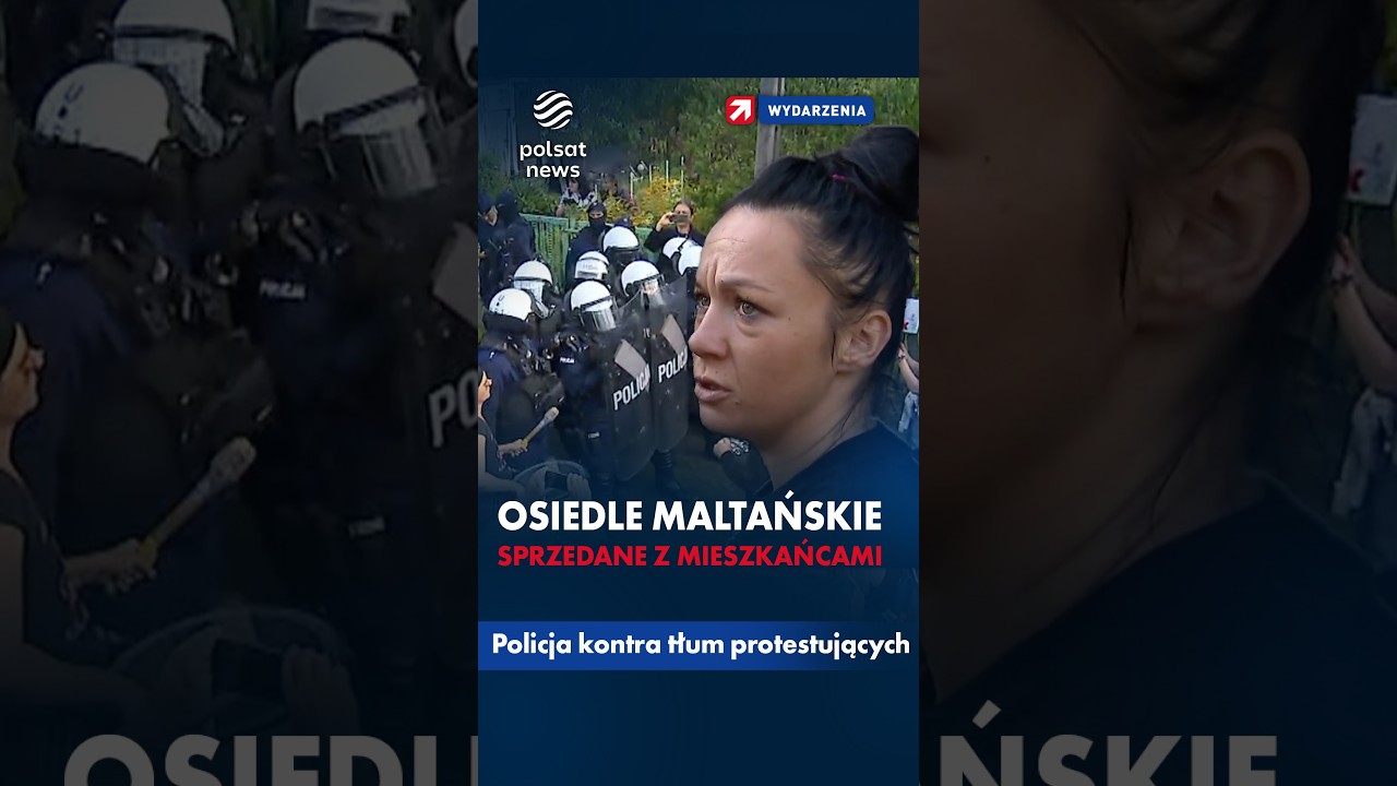Dantejskie sceny. Policja kontra protestujący przed eksmisją w Poznaniu